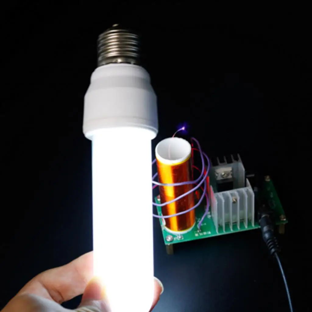 Small Musical Tesla Coil Plasma Speaker 15W DIY Circuit Board Kit for Wireless Audio and LED Lighting - view 4
