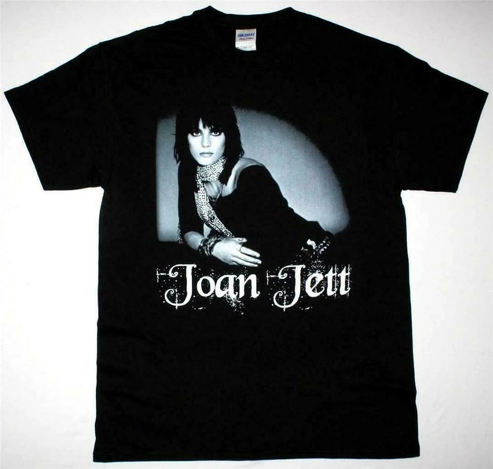 Joan Jett Photo The Blackhearts The Runaways Suzi Quatro New Black T-Shirt Funny