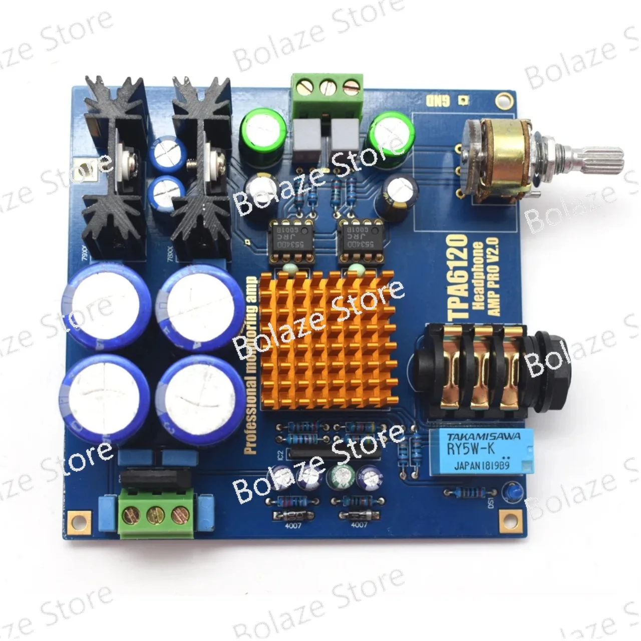 Hi-fi headphone amplifier board Audiophile Audio Amplifier DIY and finished board TPA6120A2