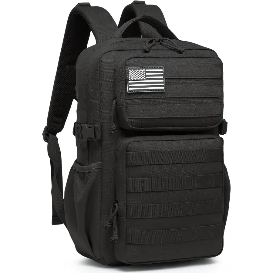 

Military Tactical Backpack for Men Waterproof Daypack 3 Day Assault Pack Molle Bag with Water Bottle Holder