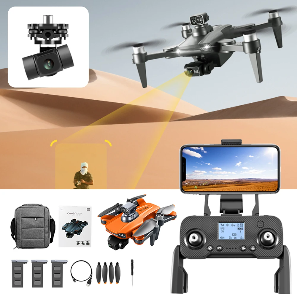 

Professional Brushless Aerial-Photography-Drone Long-Endurance Brushless Motor Obstacle Avoidance Aircrafts Presents For Teens