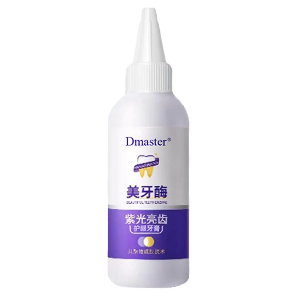 Dmaster dentes branqueamento enzima pasta de dentes remover placa dental mousse limpeza manchas respiração higiene hea beleza fresca oral p0e8