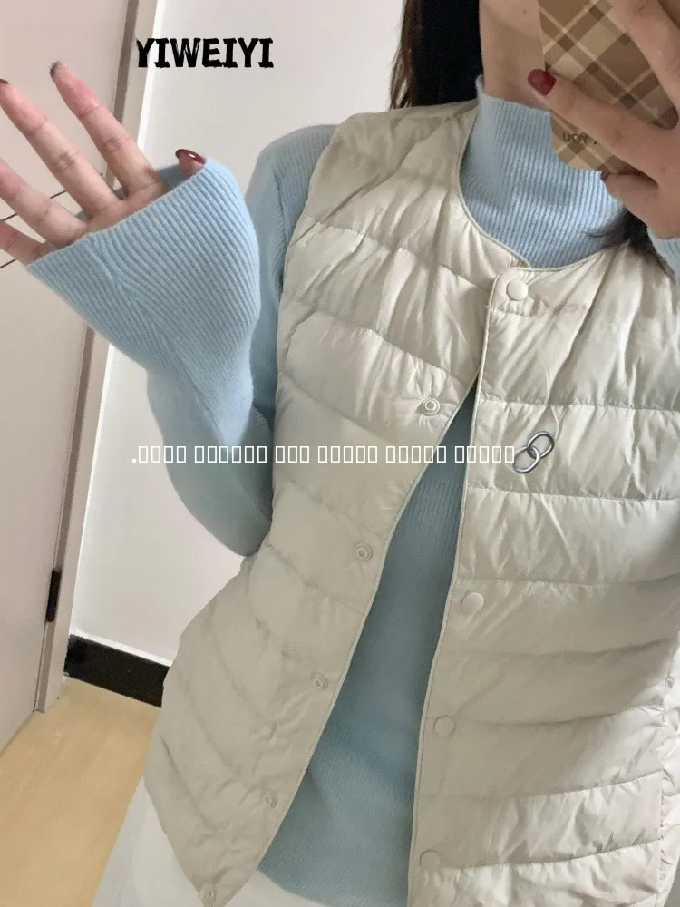 

Soft Knitted Long Sve f High Ne Women's Base irt Blue Fufu Comfortable Breathable Ele Sle for Autumn Winter