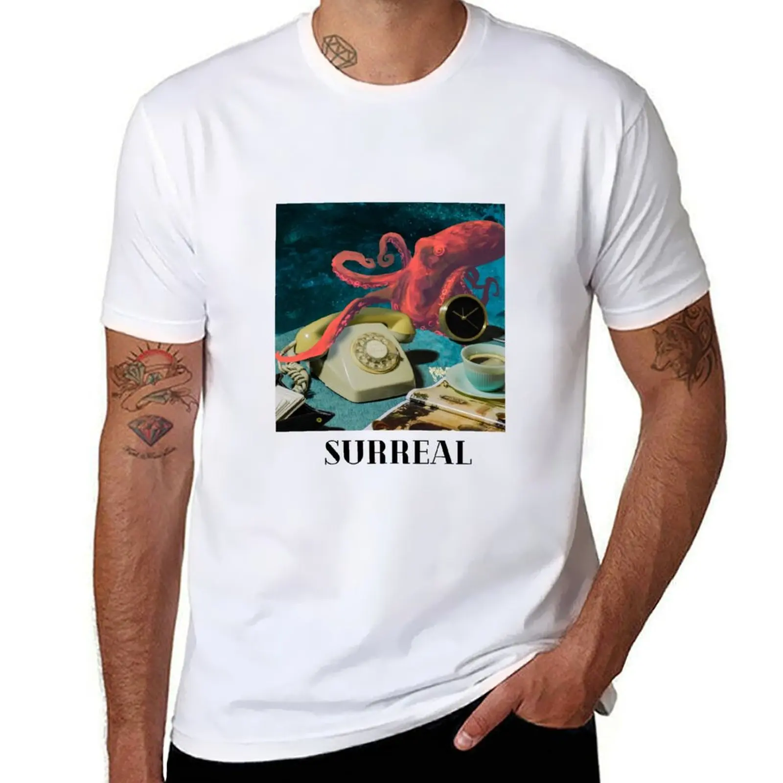 

Surreal T-Shirt funny t shirts dark humor t shirts for man pack cotton man t shirts high quality luxury brand T-shirt