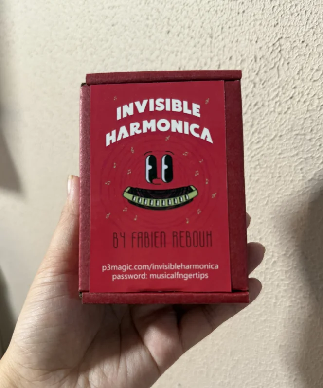 Invisible Harmonica By Fabien R Close Up Magic Tricks Bar Trick Stage Magic Props Illusions Magia Magician Gimmicks Funny Games