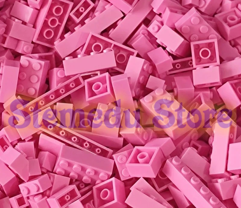 120 Stück Bausteine Bulk Lot Pack sortiert nach Farbe Ziegel Block platte Spielzeug kleine Partikel Bulk-kompatible Legoeds