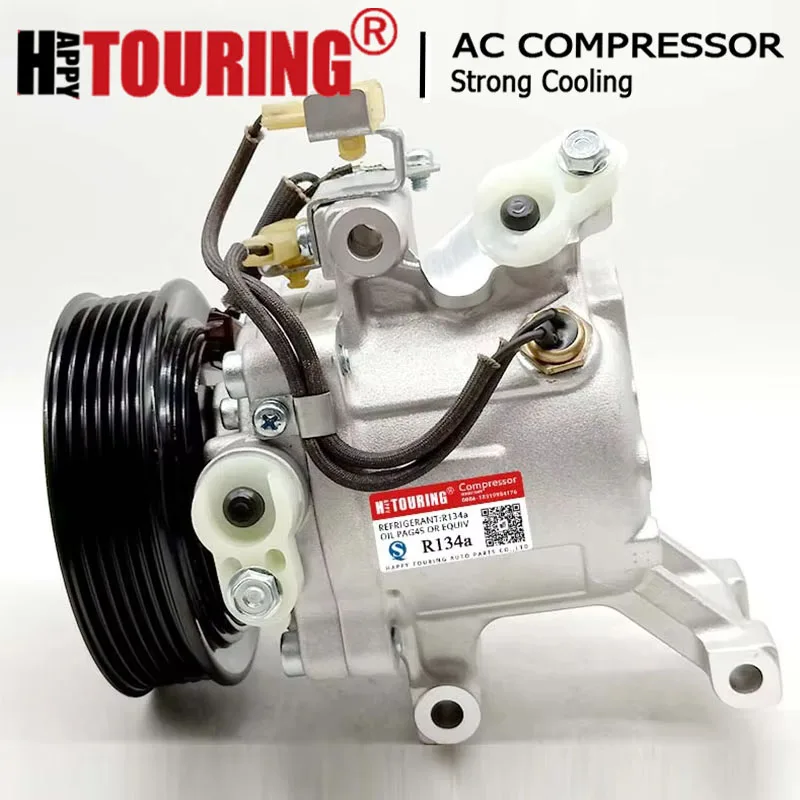New SV07C AC A/C Compressor for Toyota Rush Daihatsu Terios 447190-6121 4472600667 4471602270 4472605820 447190-6121 447260-0667