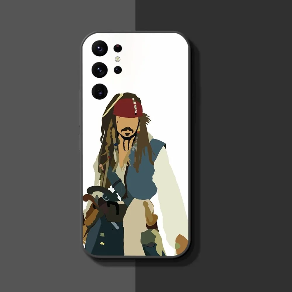 P-Pirates Of The C-Caribbean Phone Case For Samsung Galaxy A52 A12 A51 S21 Edge S22ULTRA S23 S20LITE Plus Ultra Black Cover