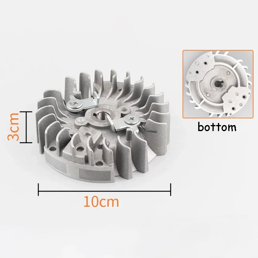 52/58 benzin Sah Universal Schwungrad Zubehör Kettensäge Starke Magnetische Zündung Aluminium Fywheel Hand Werkzeug Teile