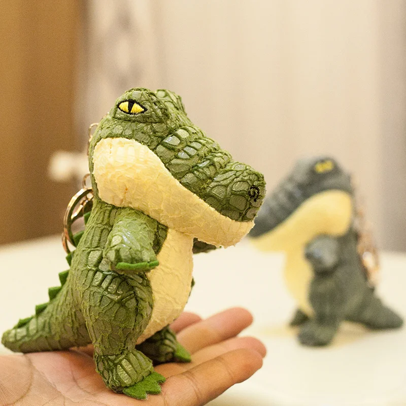 Kawaii Crocodile Keychain Soft Plush Toy Keychain Stuffed Animal Cute Backpack Decoration Best Birthday Gifts for Kids Girl Boy