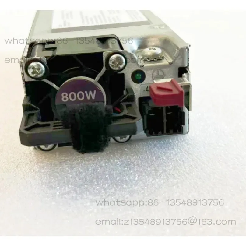 800W DC Power Supply for G10 Server 865431‑001 866728‑001 865434‑B21 Hot‑Plug Redundant PSU Module