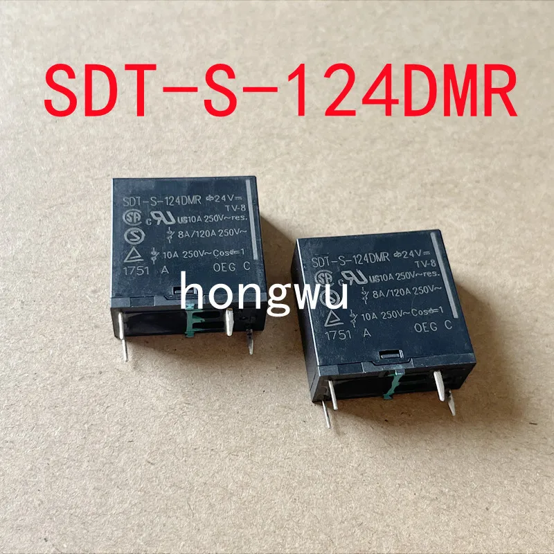 100% оригинальное новое реле 2 шт. SDT-S-124DMR DC24V 10A 4oins