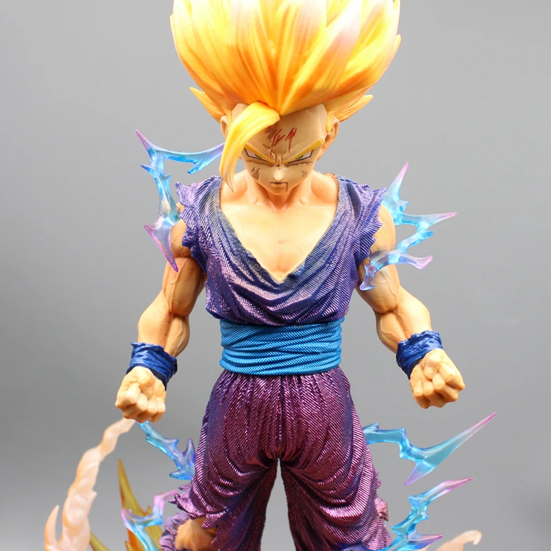 Figurine d'anime Dragon Ball Z Son Gohan Saisuperb, statue en PVC, collection de beurre, décoration de chambre, modèle de jouet, cadeaux, 2 figurines d'action, 26cm