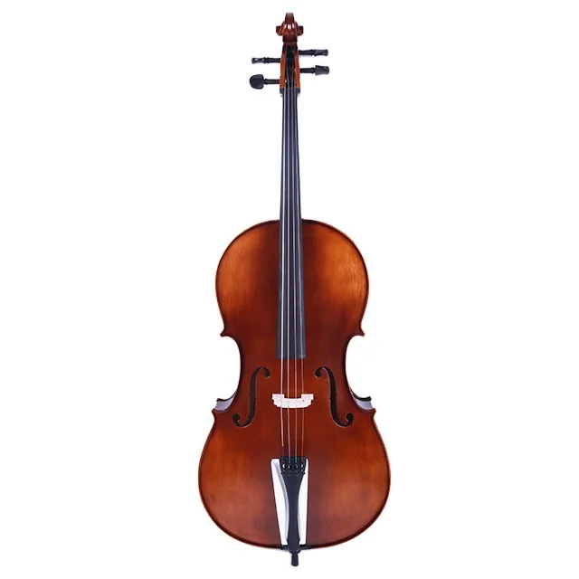 

Good Quality Carbon Fiber Tailpiece Spraying Shiny Varnish Acoustic 4/4 High Quality Solid Wood Beginner Cello