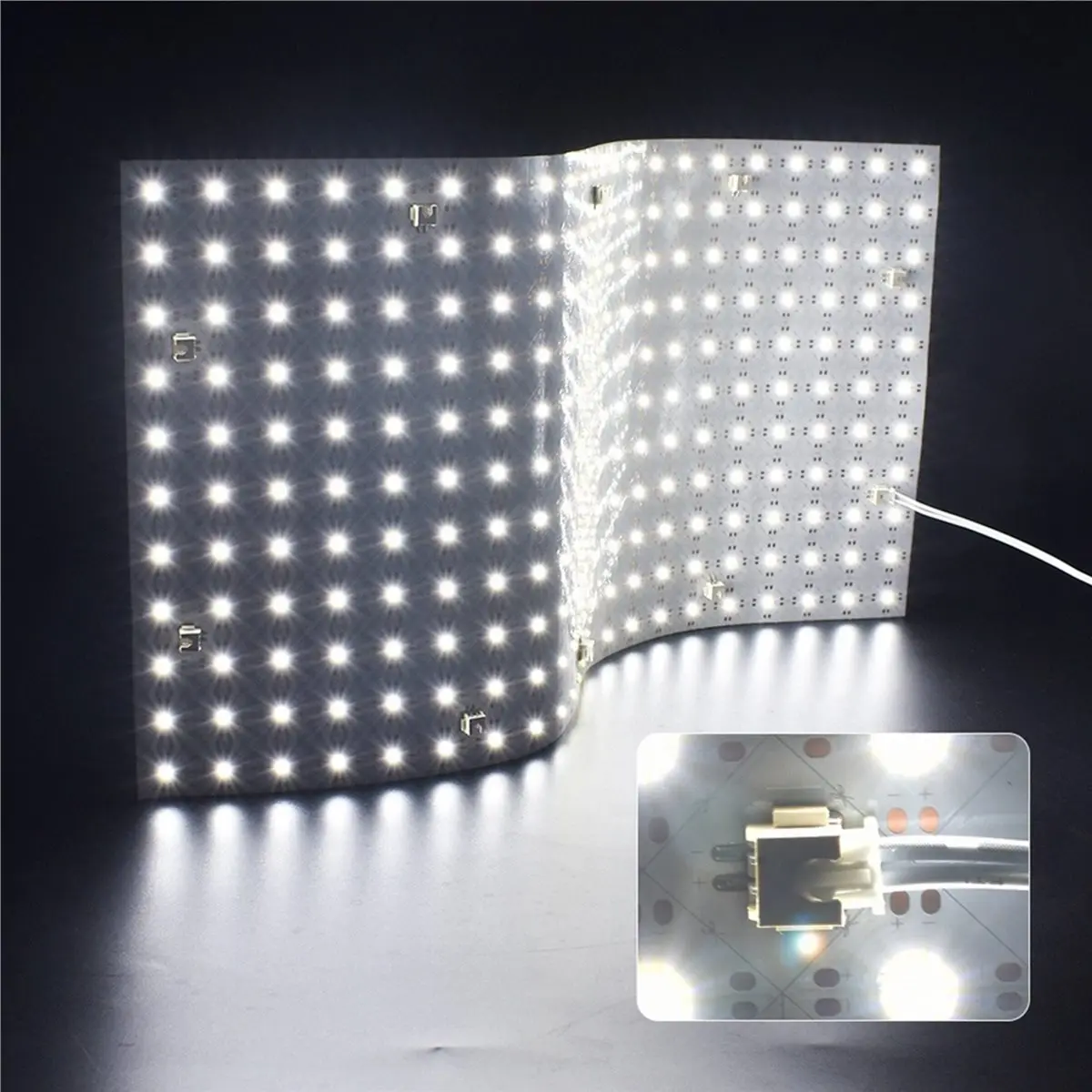 (MEOF] Flexible LED Sheets 490x245mm DC24V 242LED 28W Panel Sheet Lights for Kitchen Marble Countertop Advertising Backlight