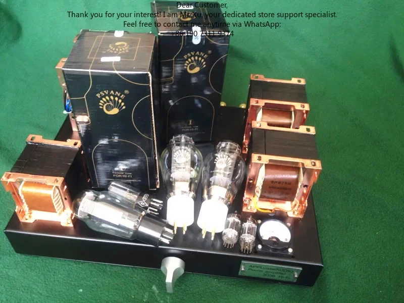 （Popular Items Today）Red Bull Audio Note Kit1 300B Single Ended Tube Amplifier Finished Machine High Quality DIY