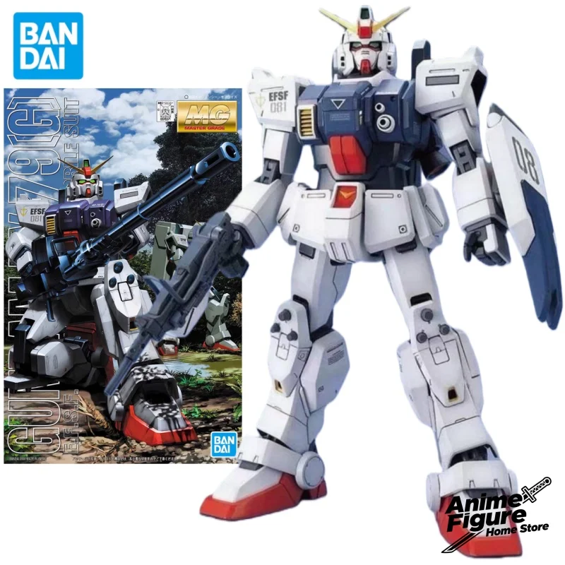 

100% оригинал в наличии Bandai MG 1/100 RX-79G Gundam Mass Production Ground Type 08MS Squad Аниме Персонаж Коллекция игрушек