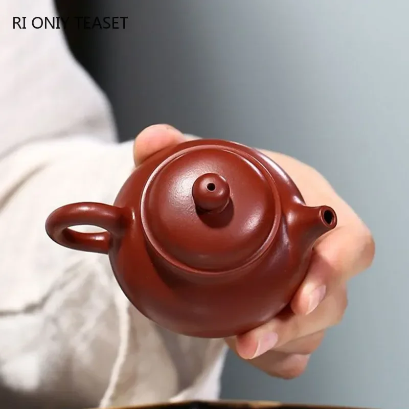 90ml Authentic Yixing Purple Clay Teapots Small Capacity Famous Handmade Tea Pot Beauty Kettle Chinese Zisha Tea Set Gifts