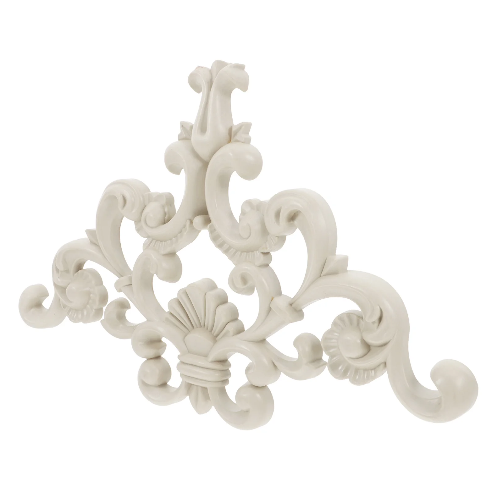 Ornamento onlay con applique di fiori intagliati in PVC per parete, soffitto, porta, decorazione angolare, sfondo del soggiorno, accento decorativo per la casa
