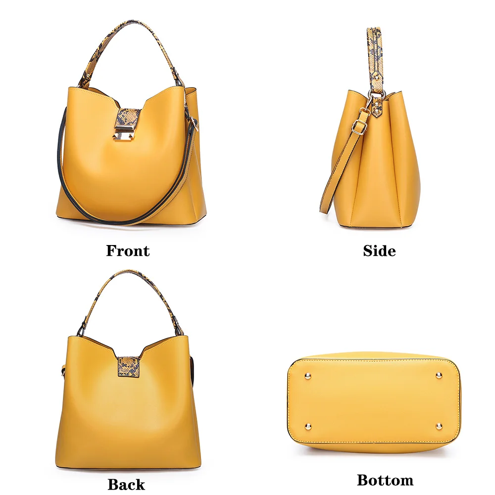 Moda de alta qualidade saco crossbody para as mulheres bolsa de ombro marca designer bolsas de luxo saco de couro do plutônio balde saco satchels