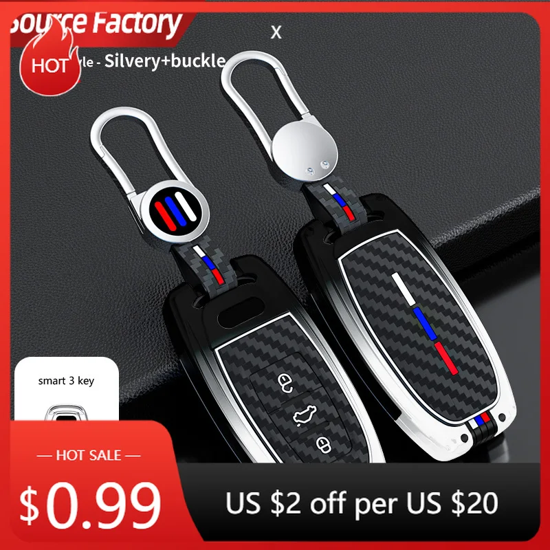 

Car Stickers Car Remote Key Case Cover Shell for Audi A1 A3 8V A4 B8 B9 A5 A6 C7 A7 A8 Q3 Q5 Q7 S4 S6 S7 S8 R8 TT Holder Ac