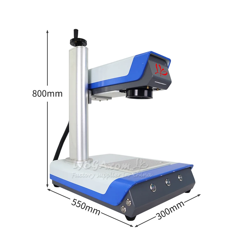 Fiber laser marking machine Customized for desktop touch screen air-cooled Bluetooth cell phone and computer connection Keyboard