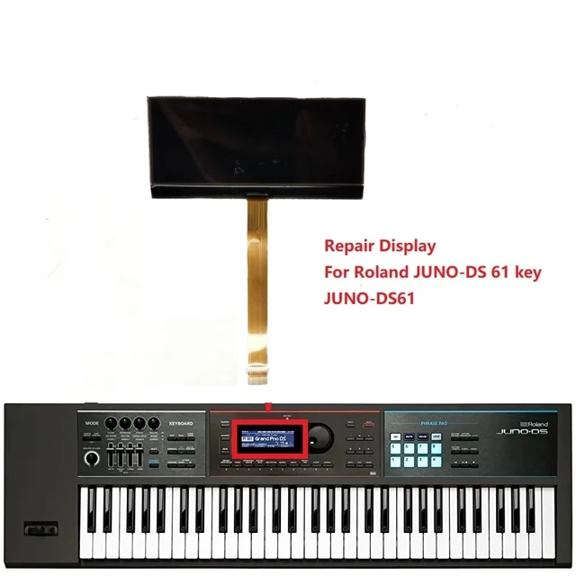 LCD Display For Roland JUNO-DS 61 key JUNO-DS61 Synthesizer Matrix Screen  Replacment - AliExpress