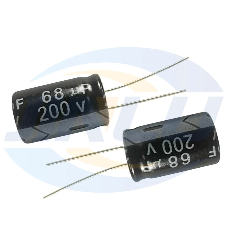 10pcs 200V68uf 13x21mm Aluminum Electrolytic Capacitor 68uf 200v 68mf 200vdc 68MFD 200wv