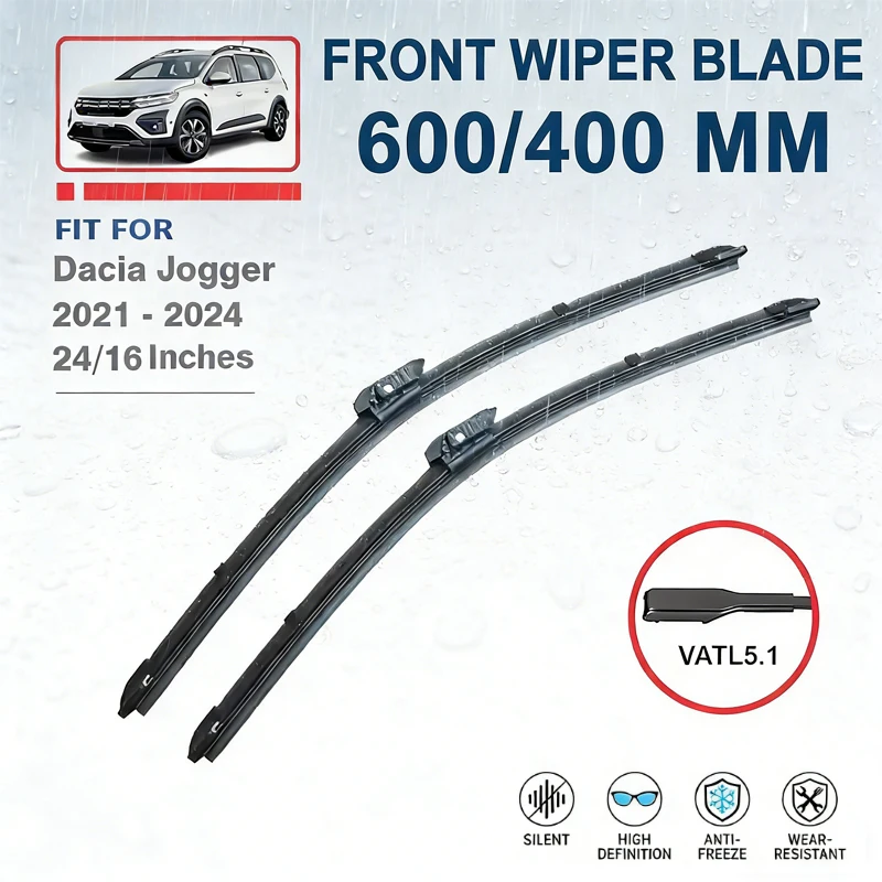 

Front Wiper Blades 24"+16" For Dacia Jogger 2021-2024 Windshield Windscreen Car Accessories 2022 2023