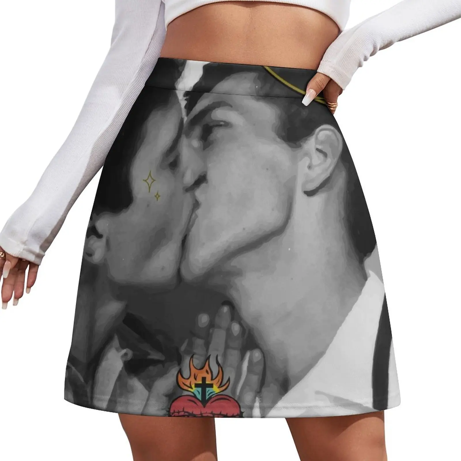 

Worship in His Lips Mini Skirt School uniform Skirt shorts midi skirt for women short