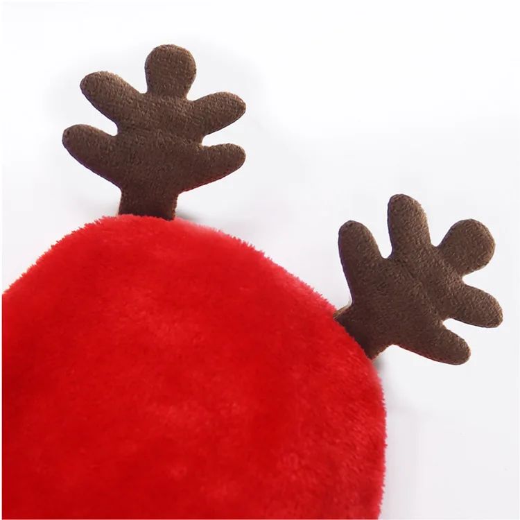 Weihnachts-Rentier-Hundehoodie aus weichem Flanell, warme zweibeinige Haustierkleidung, Weihnachts-Cosplay-Kostüm für kleine Hunde und Katzen – Detail 8
