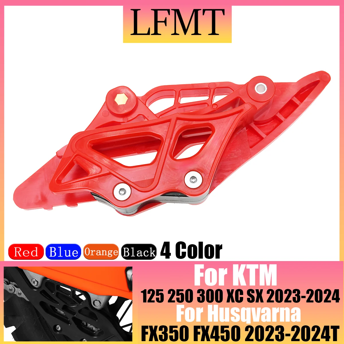 

For KTM EXC150 SX SX-F XC XC-F 2024 EXC 300 EXC-F 350 500125 250 300 350 450 2023-2024 Motorcycle Chain Guide Guard Cover