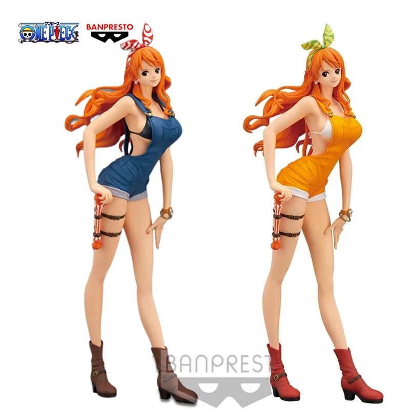 

Bandai Original ONE PIECE STAMPEDE Anime Figure 25Cm GLITTER & GLAMOURS Nami Action Figure Toys for Kids Gift Collectible Model