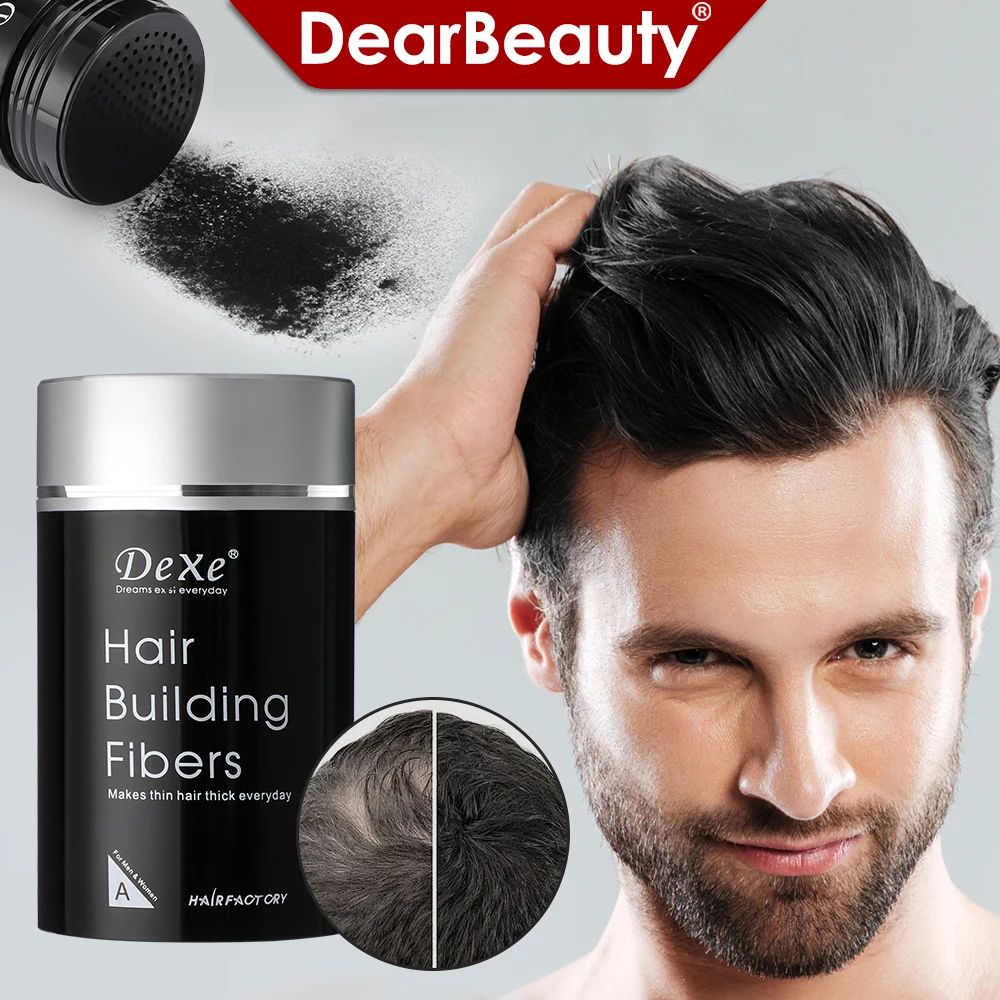 

Unisex Hair Building Fibers Hairline Powder Hair Fiber Powder Fill in Thinning and Fine Hair for an Instantly Fuller and Thicker