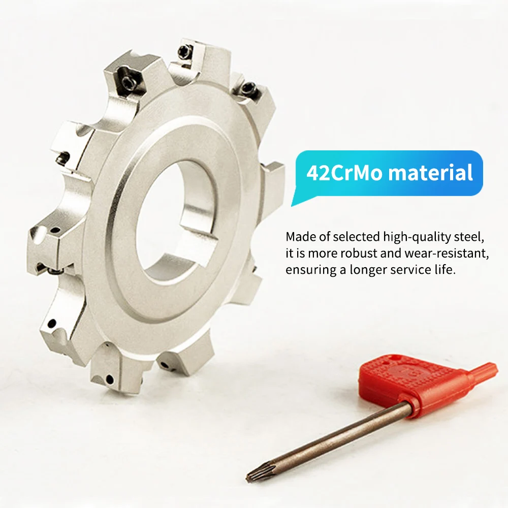 

MPHT 06 08 12 Вставка SMC 3-сторонний обратный фрезерный диск 63-250 мм Сменная режущая головка с Т-образным пазом Узкая канавка Инструмент с ЧПУ с высокой подачей