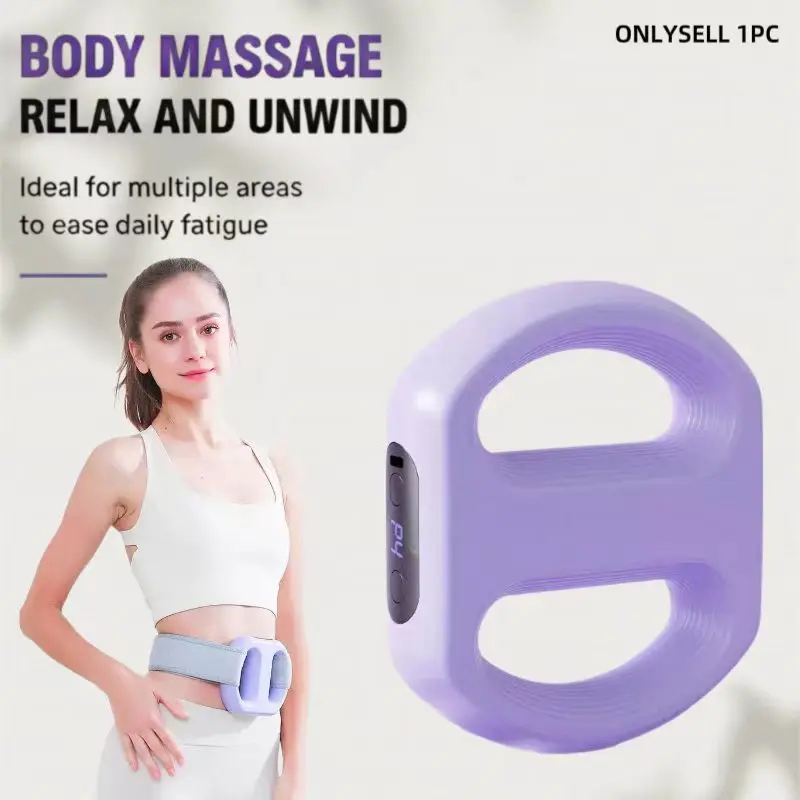 Electric Fascia Massager with Adjustable Waistband, Waist, Abdomen, Arms, and Leg Training Massage Tool