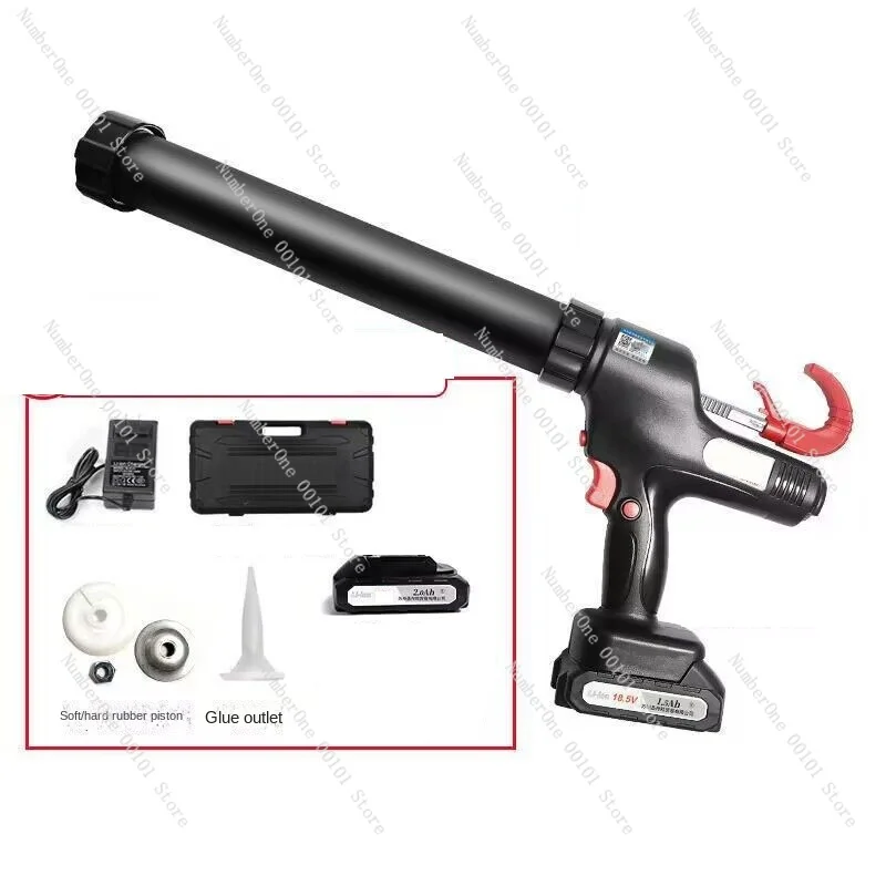 18.5V Portable Electric Glue Gun 6-Speed Variable Speed Uniform Glue Electric Sealant Gun Hot Hot Caulking Gun