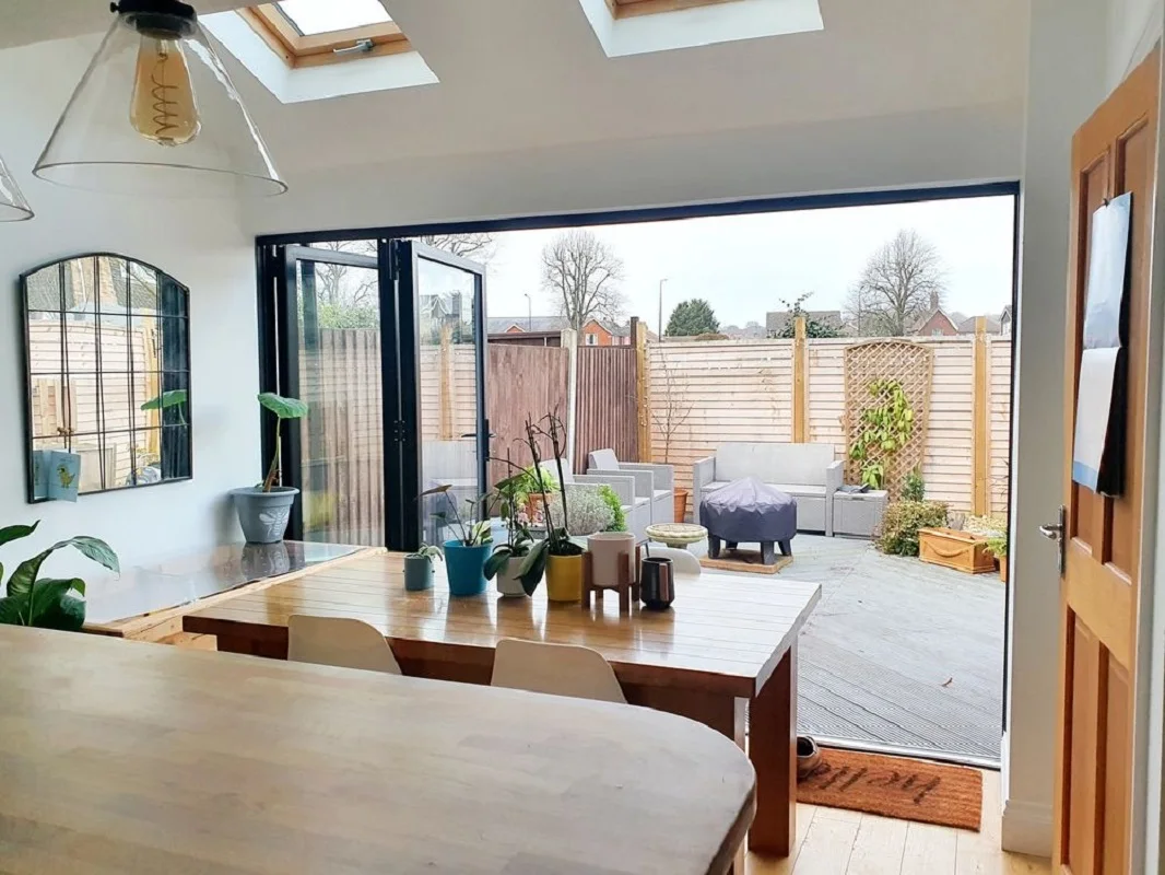 Jazz Villa Profile Folding Door, Double Glazed Exterior, Bifold Doors, Modern Style, btDocument and Size