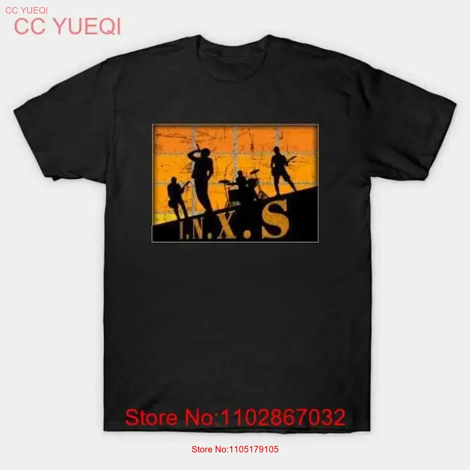 

Футболка inxs Made in Australia S 5XL, винтажная мытая мужская футболка, мягкая, универсальная, удобная, модная, растягивающаяся, уличная, повседневная