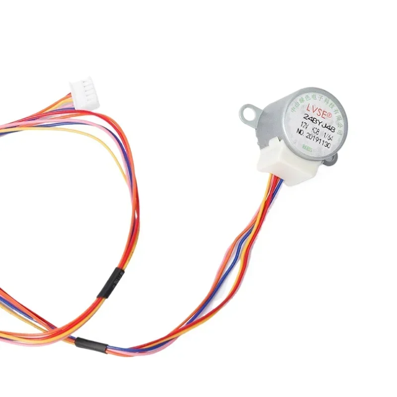 3pcs 24BYJ48 5V Stepper Motor with Reduction Gear – Permanent Magnet, 1/64 Ratio, for Security Cameras, Stage Lighting