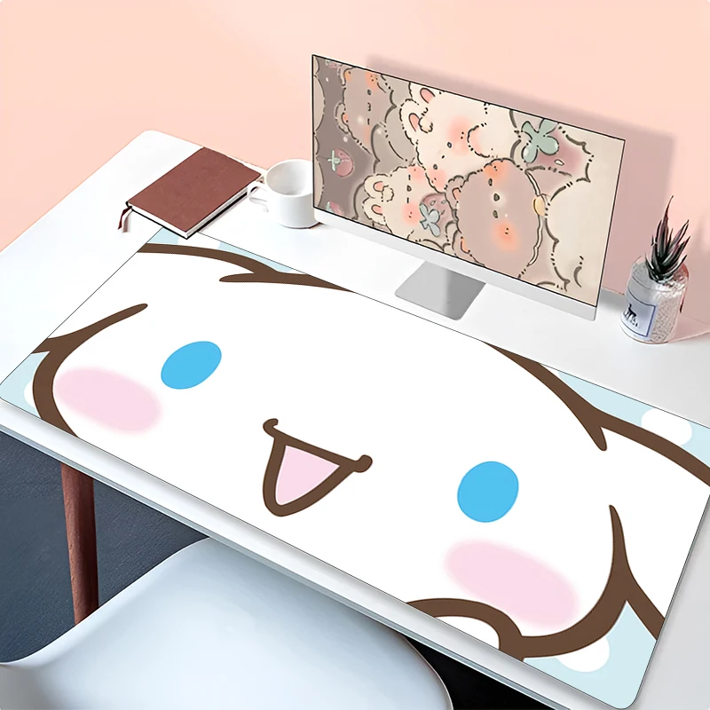 

Kawaii Mouse pad S-sanrio Computer Laptop Anime Keyboard Mouse Mat Large 900x400 Mousepad Keyboards Gamers Decoracion Desk Mat