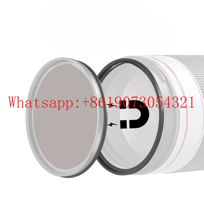 

Фильтр Магнитное переходное кольцо 49 52 58 67 72 77 мм 82 мм 95 мм Обычный фильтр преобразует в магнитный фильтр, набор переходных колец