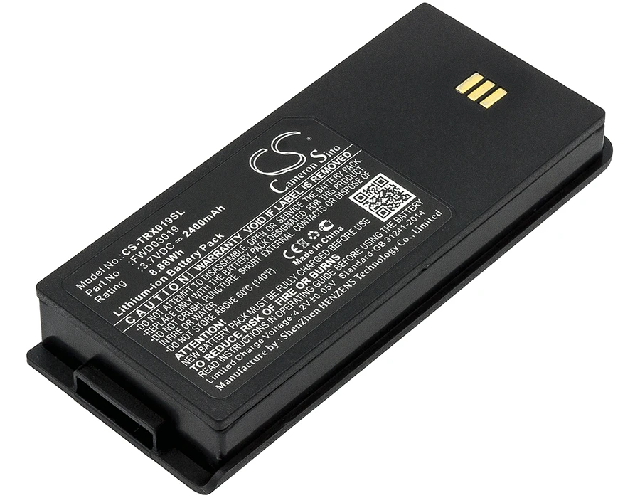 Satellite Phone Battery For Thuraya FWD03019  TH-01-XT5 XT Dual Capacity 2400mAh / 8.88Wh Type  Li-ion Volts  3.70V