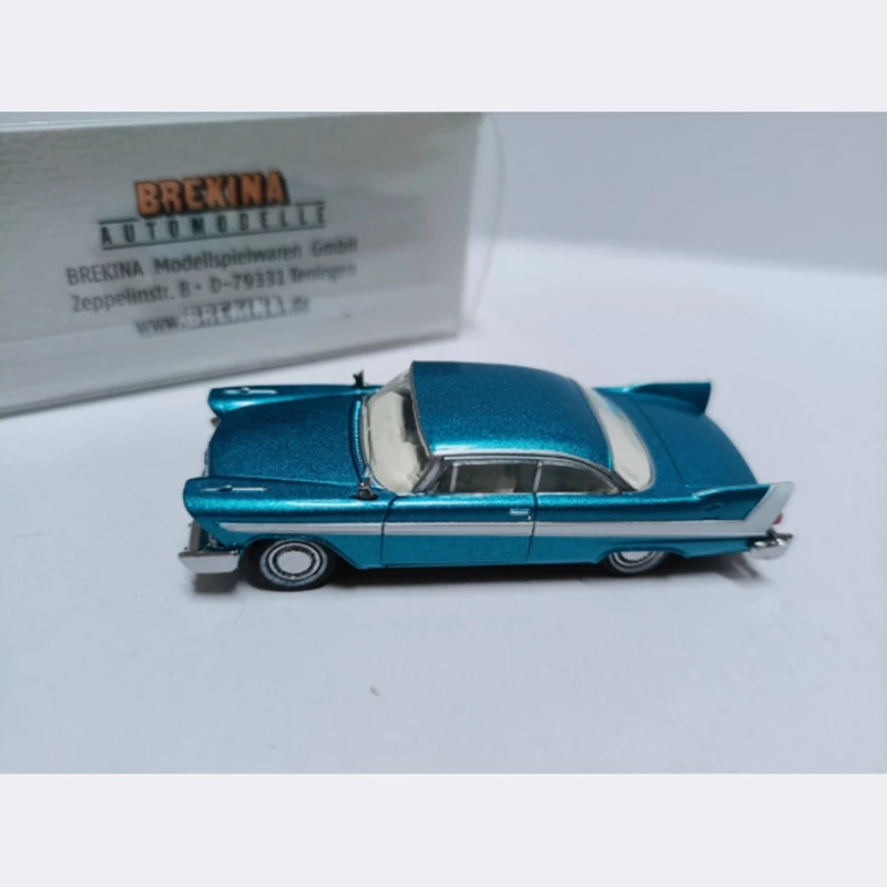 Brekina 1:87 scale Plymouth Fury plastic Car Model Classic Adult Collection Display Souvenirs Gifts Toys