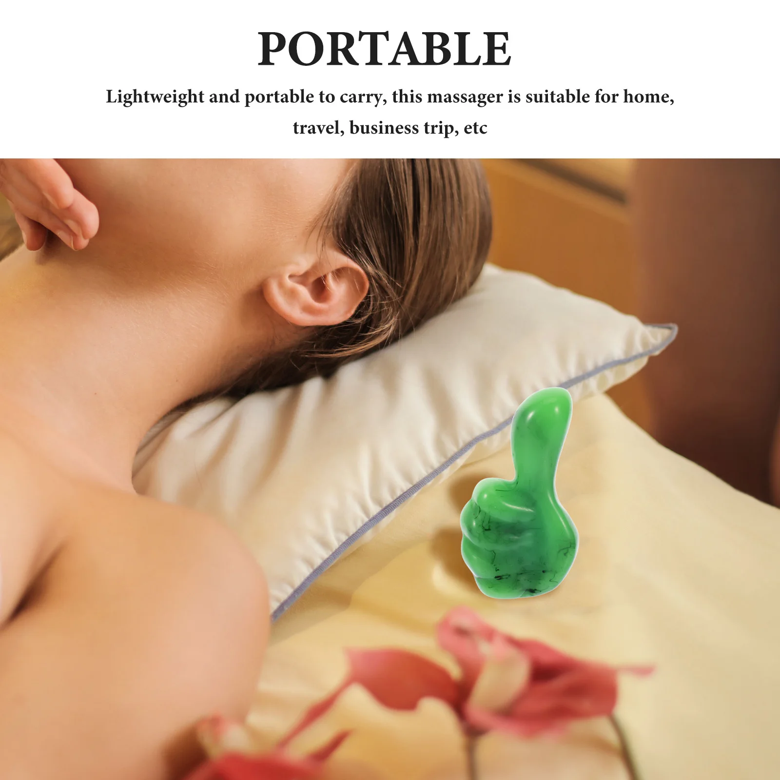 

Foot Massager Thumb Point Resin Massage Tool Handheld Small Deep Tissue Muscle Massager for Body Pain Point Massage Tool