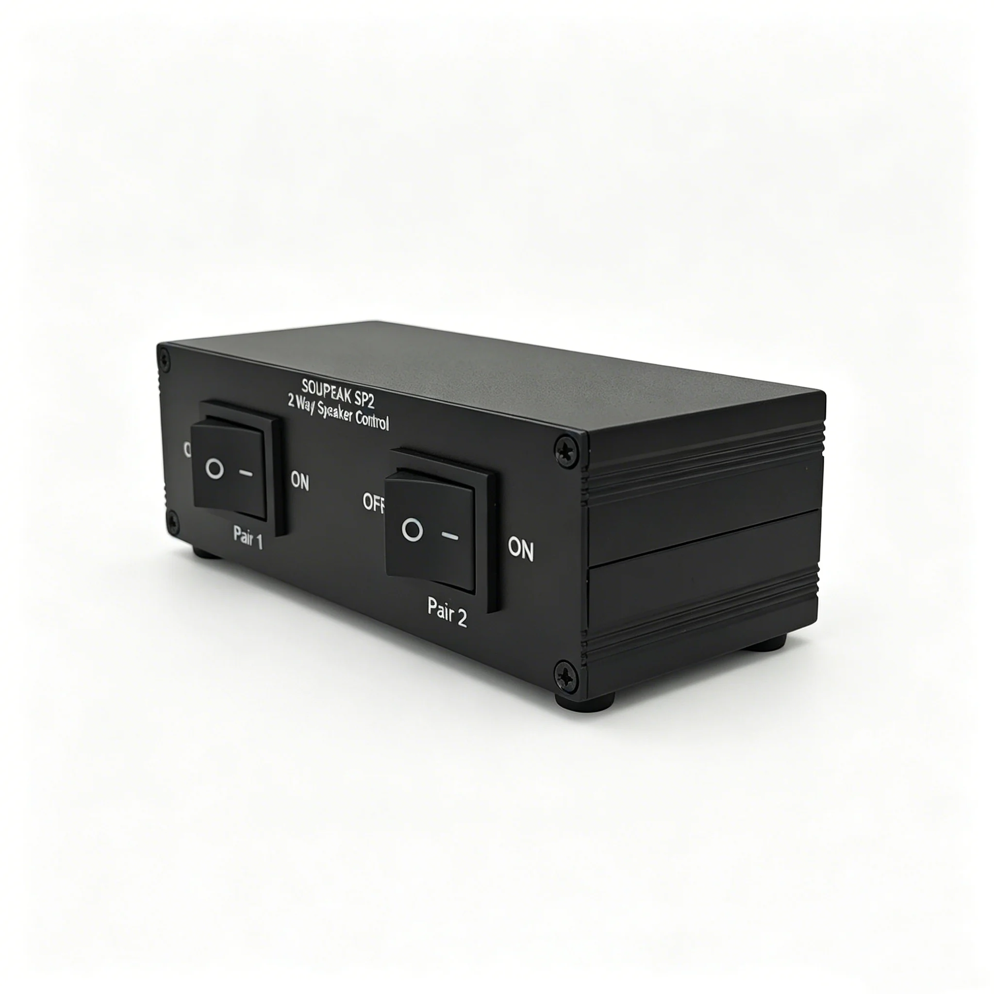 2 Way Stereo Audio Speaker Switcher 2 Zone Speaker Selector
