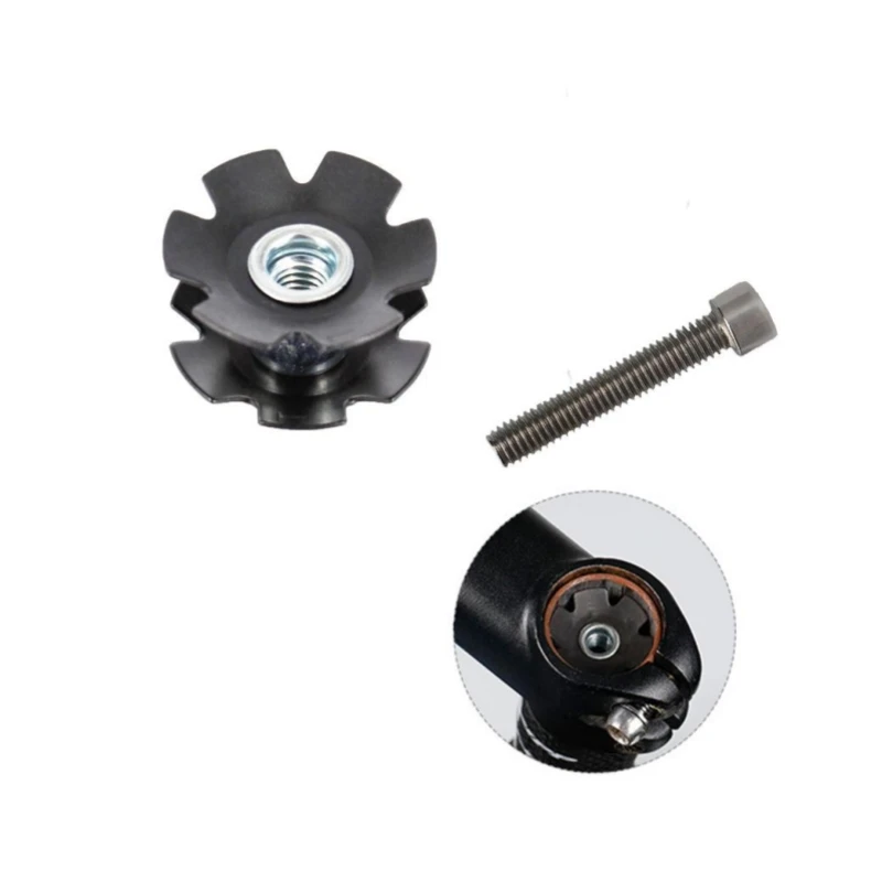 

1 комплект верхней крышки выноса велосипедной гарнитуры с винтовой звездочкой, пылезащитный колпачок, совместимый с трубкой рулевого управления вилкой 1-1/8 дюйма