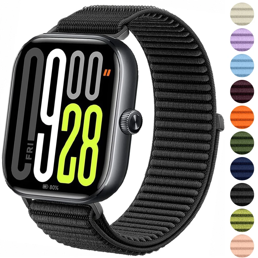 

Nylon Loop Strap For Xiaomi 9Pro 8 Pro Redmi Watch 6 5 4 Comfortable Breathable For Xiomi 9pro 8pro Redmi 5 4 Strap Simple Style