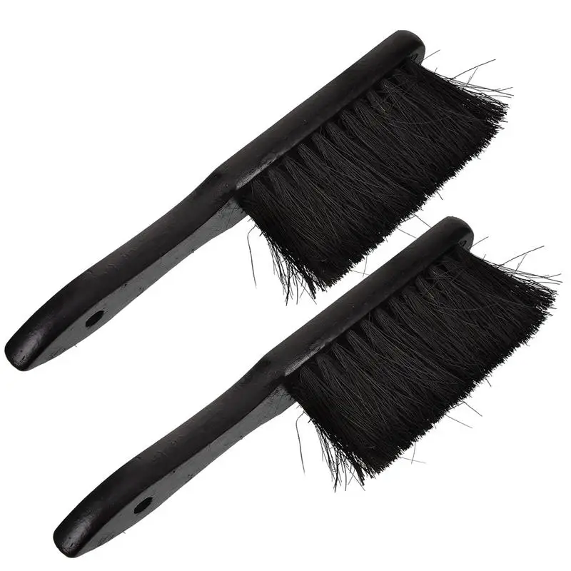 

2Pcs Fireplaces Cleaning Brush Kitchen Brush Fireplace Hand Broom for Wood Burning Stove Hearth Brush Fireplace Cleaning Tools