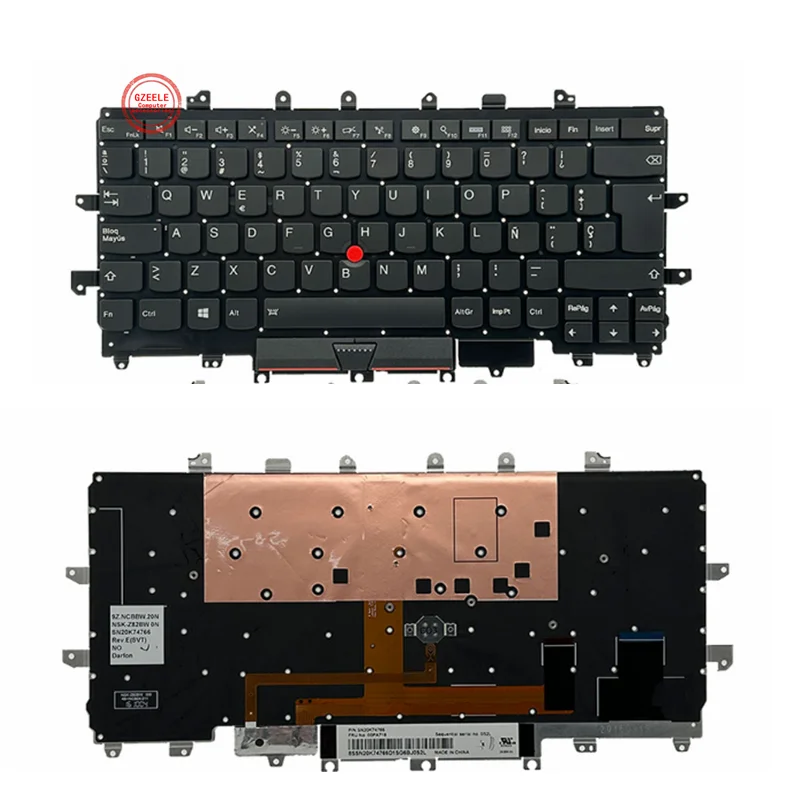 US/AR/PO/SP Keyboard for Lenovo X1 Carbon 2nd 3rd 4th 5th 6th 7th
